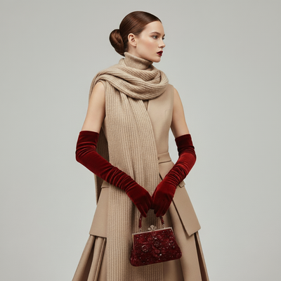 TIMBERED WEAVE SCARF