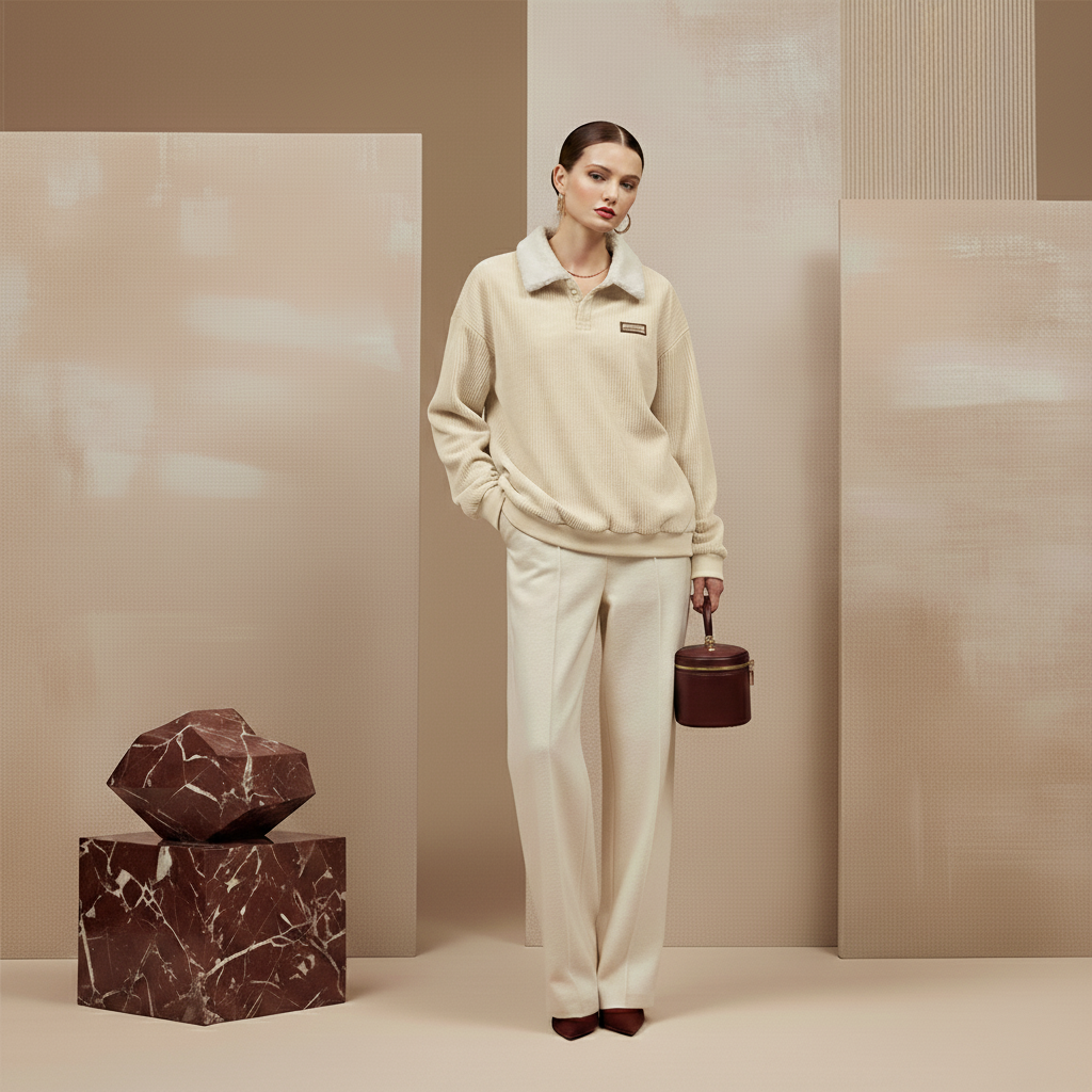 TIMBERED CORDUROY JUMPER